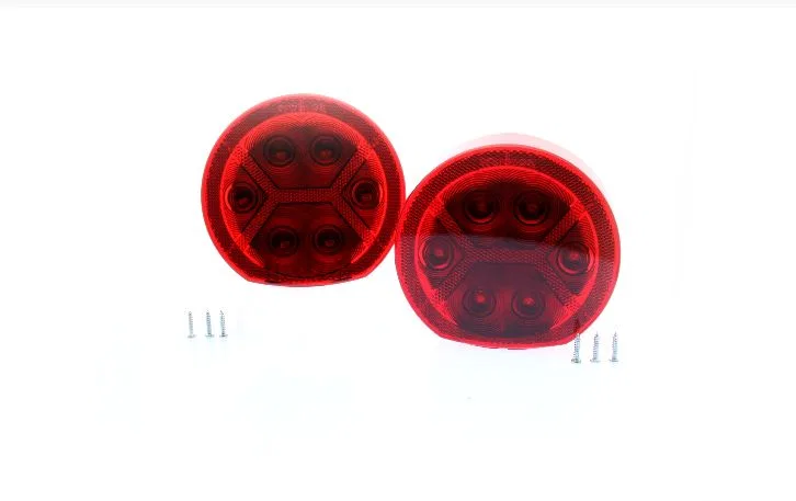 RVSTL10K – OPTRONICS Trailer Light Kit, Stop/ Turn/ Tail Light Non Submersible LED Round 5.9 Inch Diameter 12.8 Volt ...